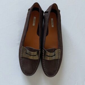 Geox Respira Women’s Brown Suede Loafers EU 41 (US 10–10.5)